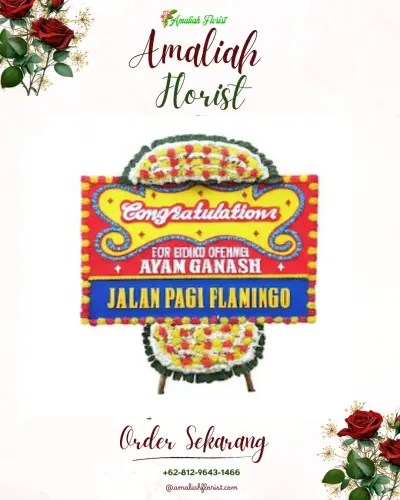 Bunga Papan Congratulation di Sei Gohong